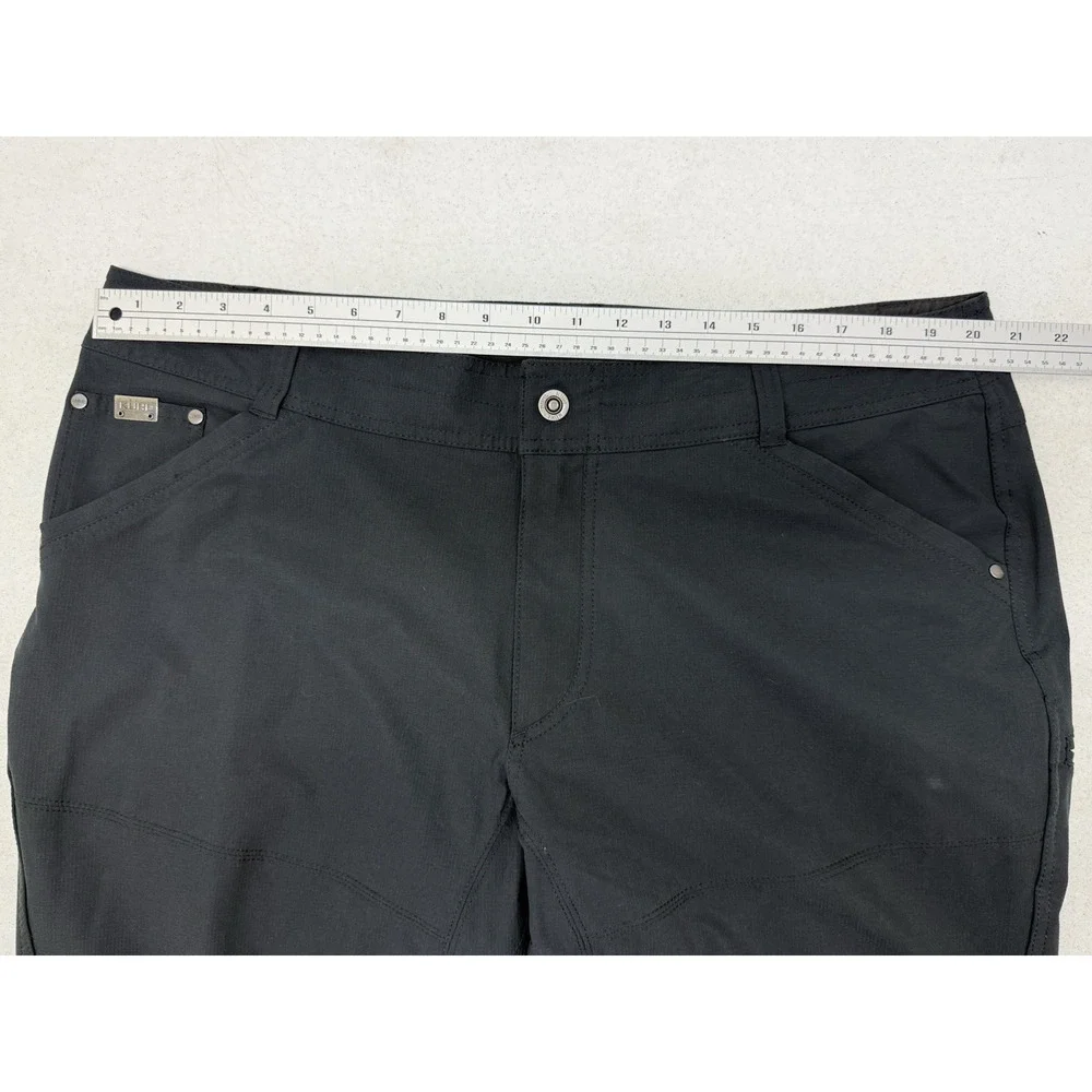 Kuhl Silencr Pants Mens 40x34 Black Ripstop Hiking Trekking 5166 - Picture 9 of 11